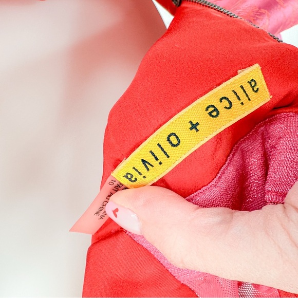 Alice + Olivia Pink A-Line Mini Dress - Picture 4 of 4